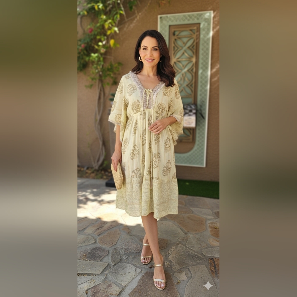 Elegant Yellow Dress